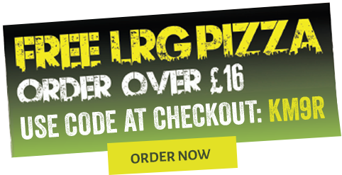 Free Large Pizza, Use code: KM9R